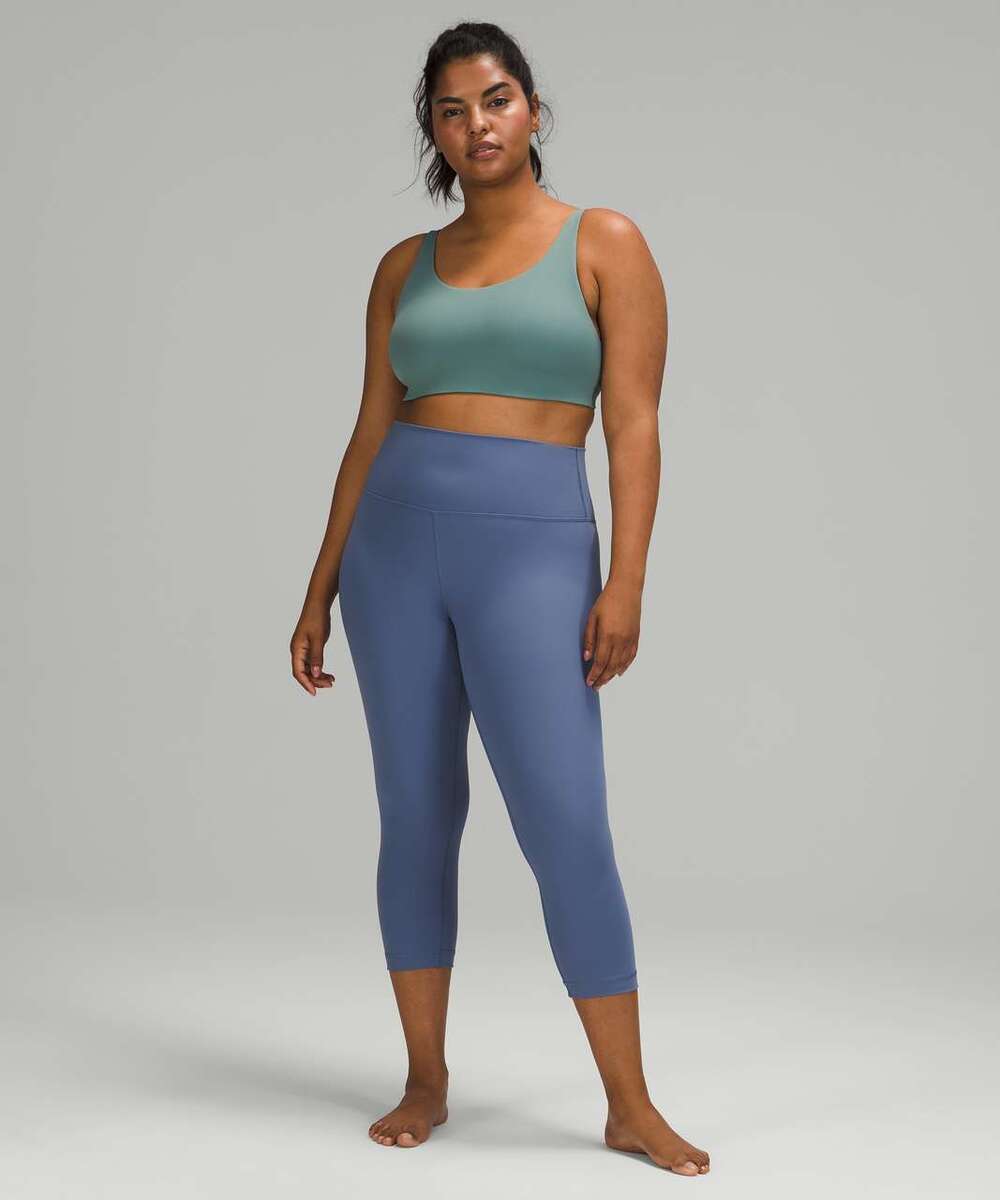 Lululemon Wunder Under High-Rise Crop 21" Leggings Luxtreme Water Drop sz 6